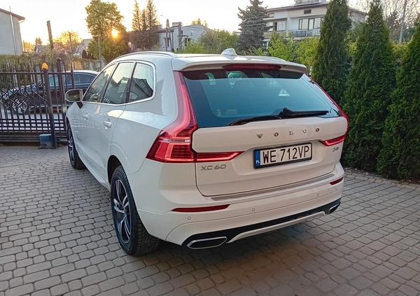 Volvo XC 60 cena 139900 przebieg: 98000, rok produkcji 2019 z Warszawa małe 781